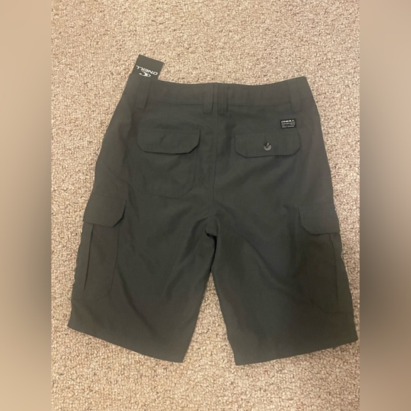 Men’s O’Neill Ranger Cargo Shorts Black Size 29 relaxed fit below the knee 21” - Picture 3 of 4